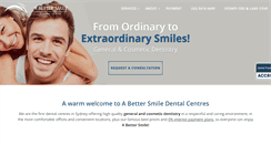 Desktop Screenshot of abettersmile.com.au